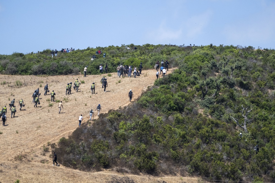 Marruecos Intercepta A 148 Migrantes Cerca De La Frontera Con Ceuta