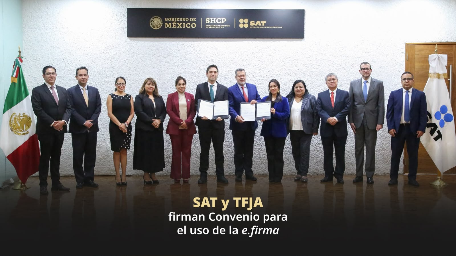 SAT y TFJA impulsan uso de la e.firma