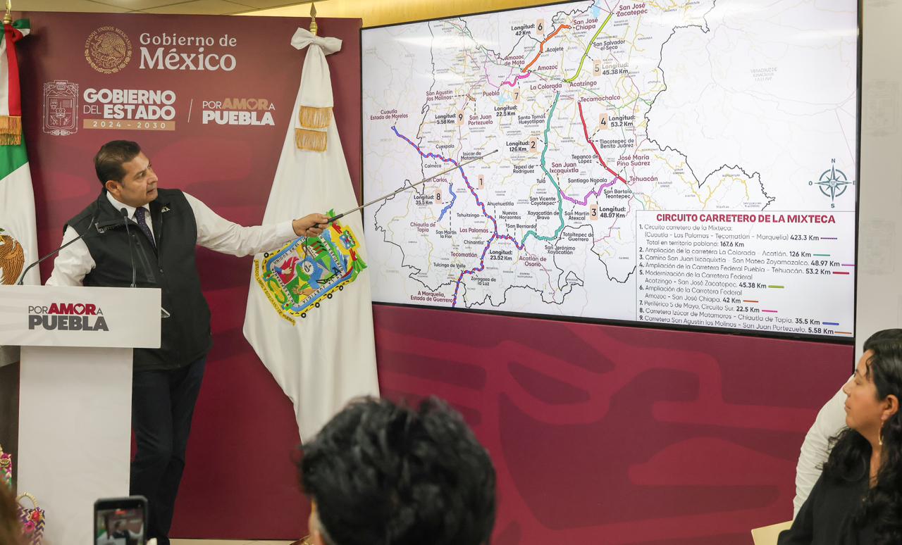 Puebla convierte eficiencia financiera en más obra pública