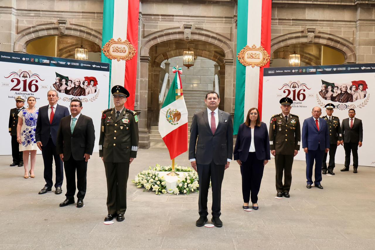 Puebla inicia festejos por el 216 Aniversario de la Independencia