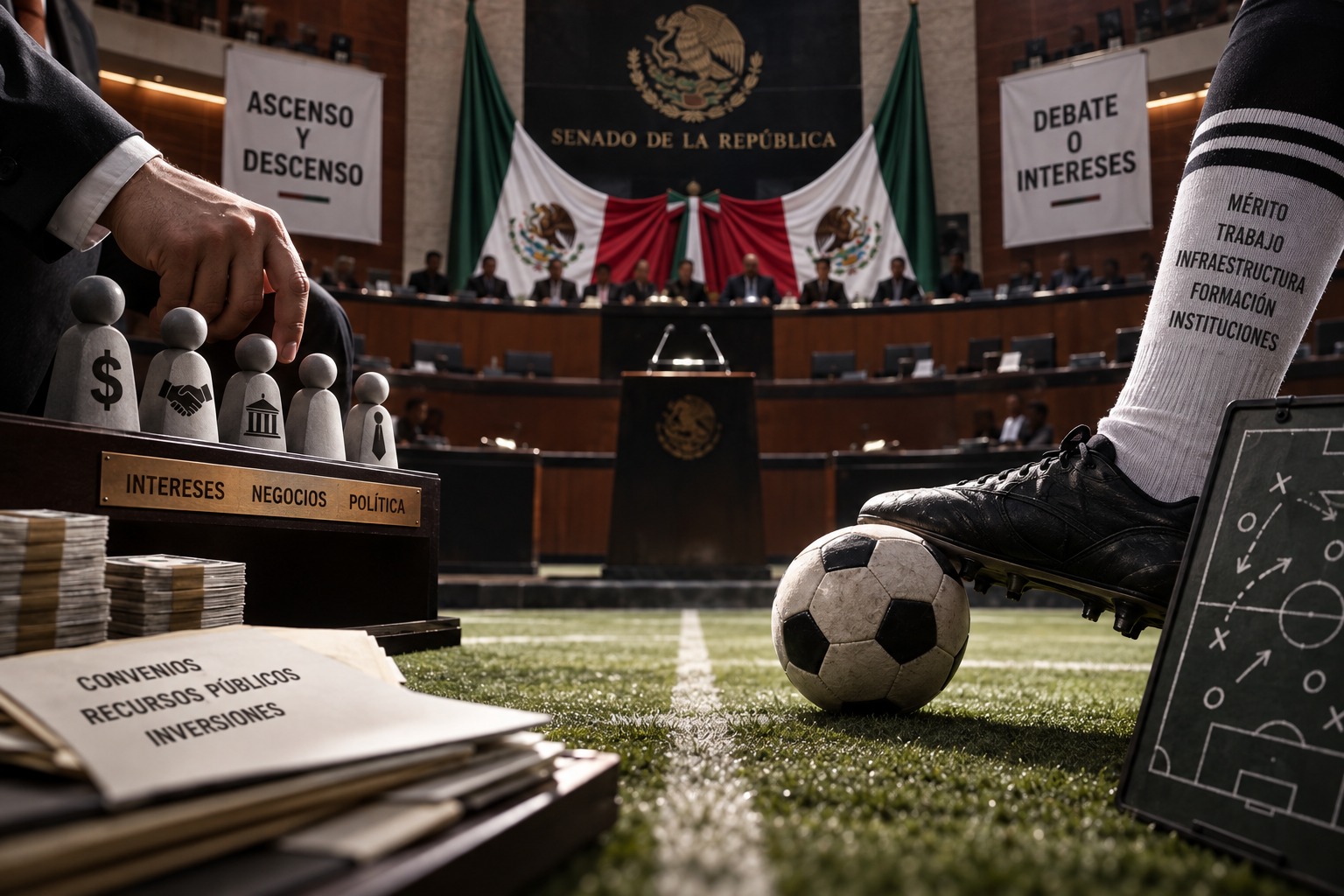 EL PARTIDO QUE SE JUGÓ EN EL SENADO