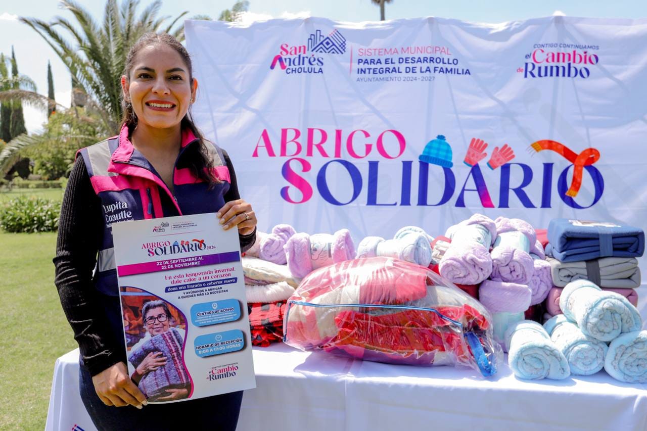 Convoca Lupita Cuautle a la solidaridad en San Andrés Cholula