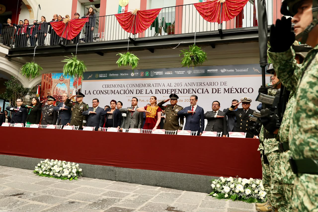 Conmemoran consumación de la Independencia