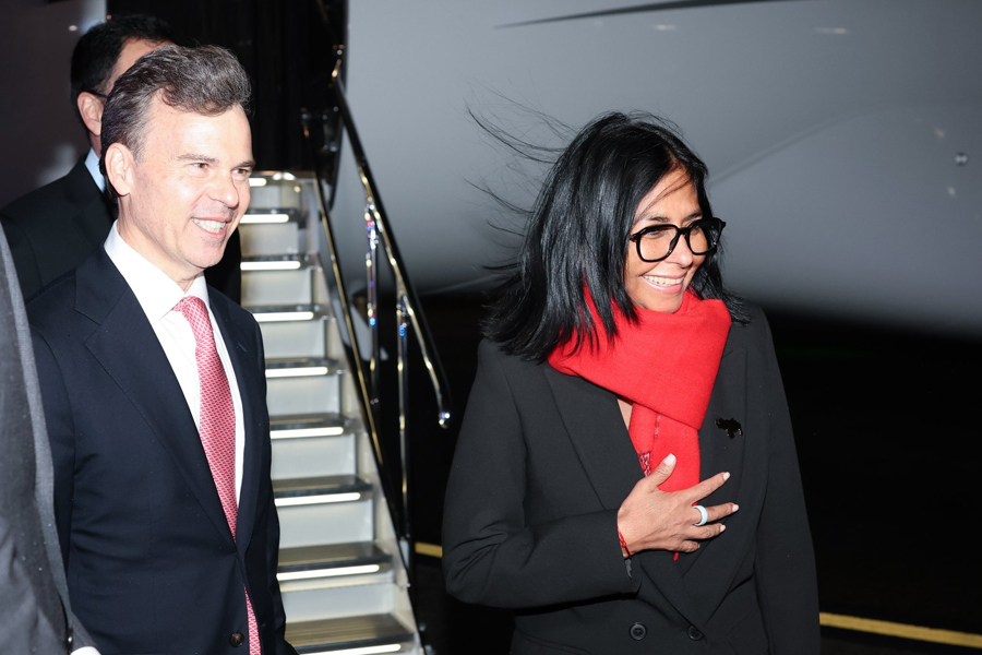 Delcy Rodríguez Llega A Estados Unidos Para Participar En La Asamblea General De La Onu