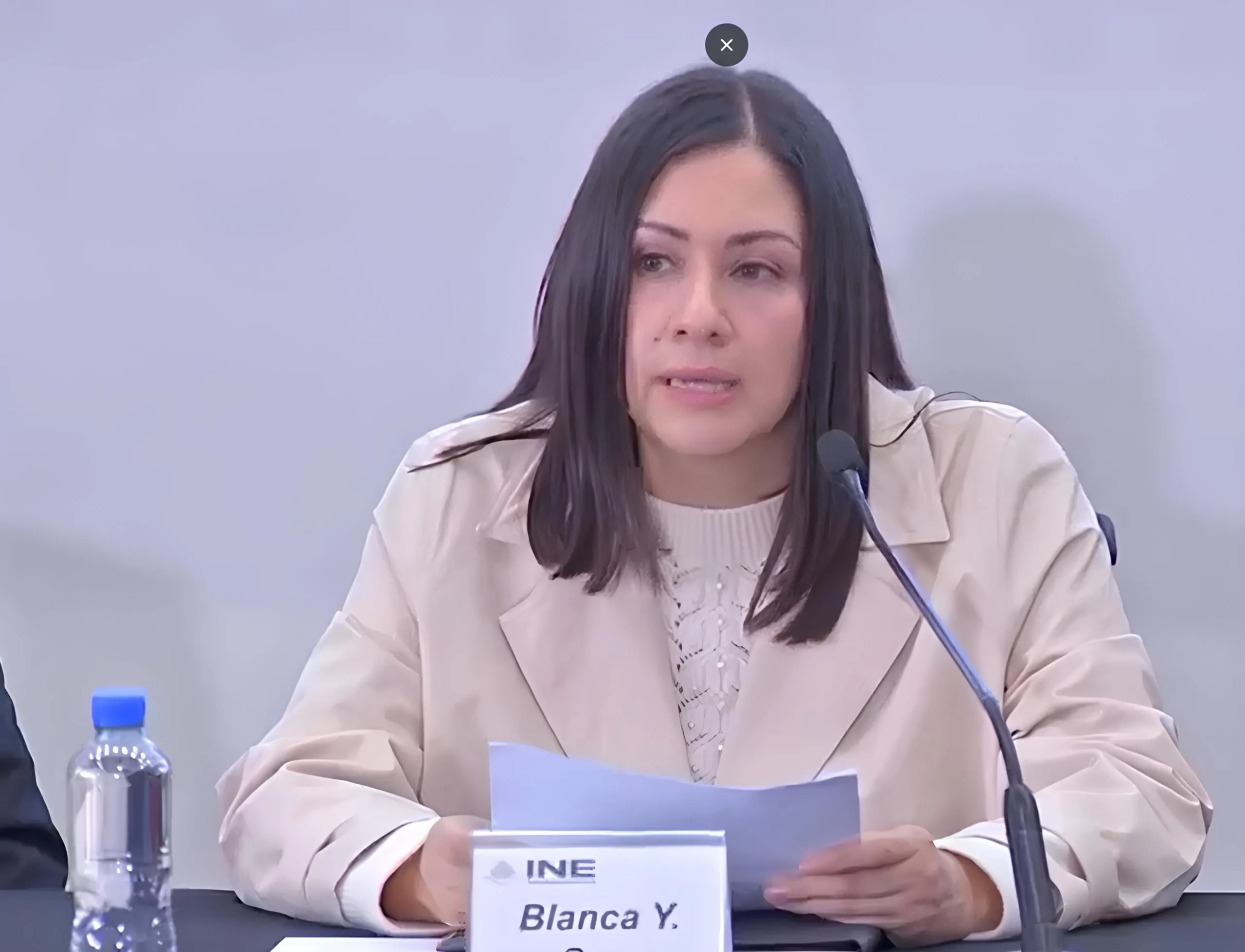 Blanca Cruz enderezará al INE 