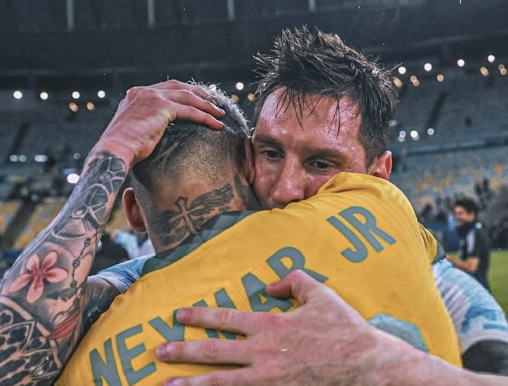 Neymar, A Messi En Su Adiós A La Selección Argentina: "el Mundo Entero Te Da Las Gracias"